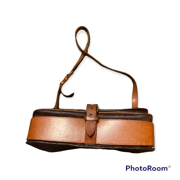 Authentic LOUIS VUITTON Cartouchiere MM Shoulder Bag Monogram Leather Brown - Picture 6 of 13